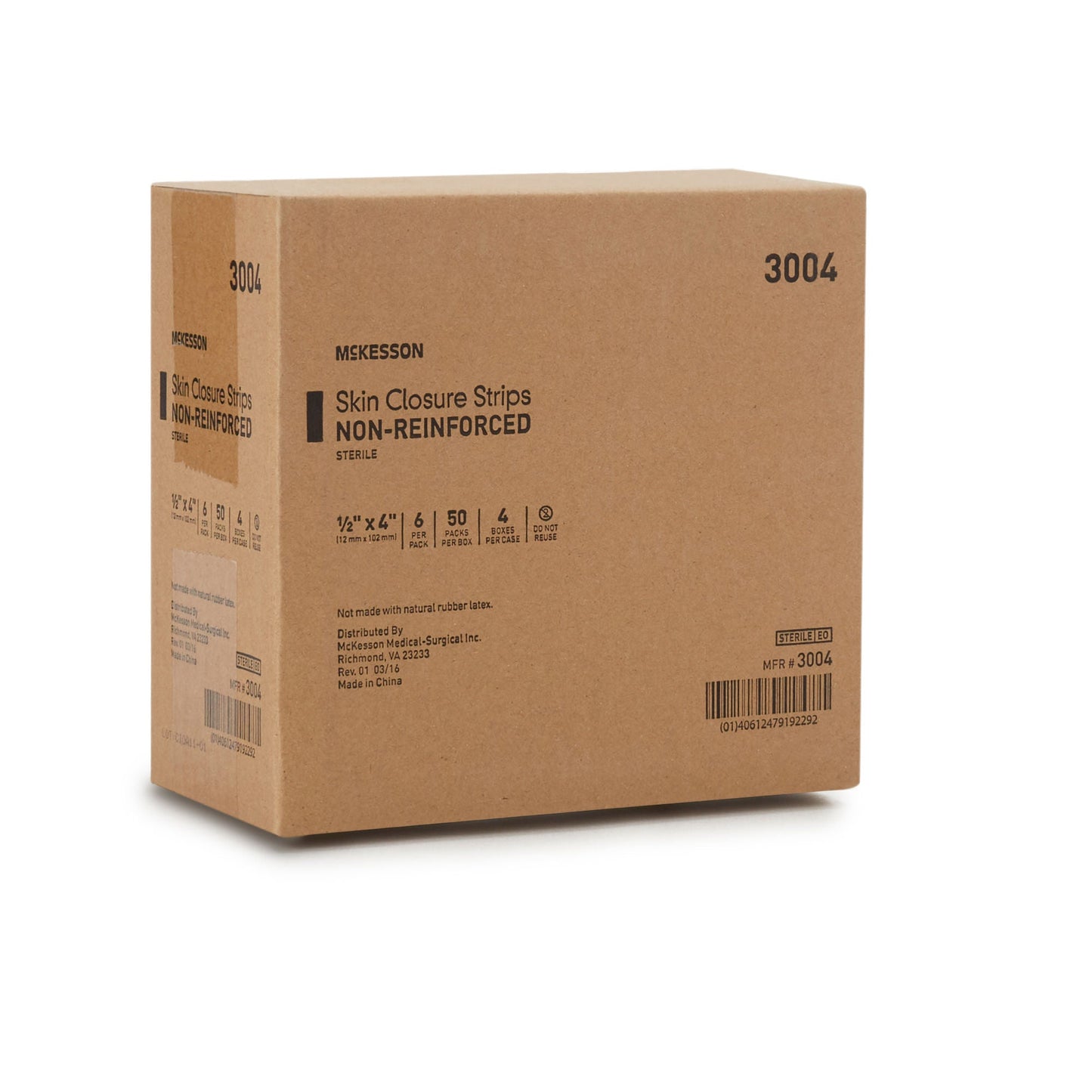 McKesson Nonreinforced Skin Closure Strip, .