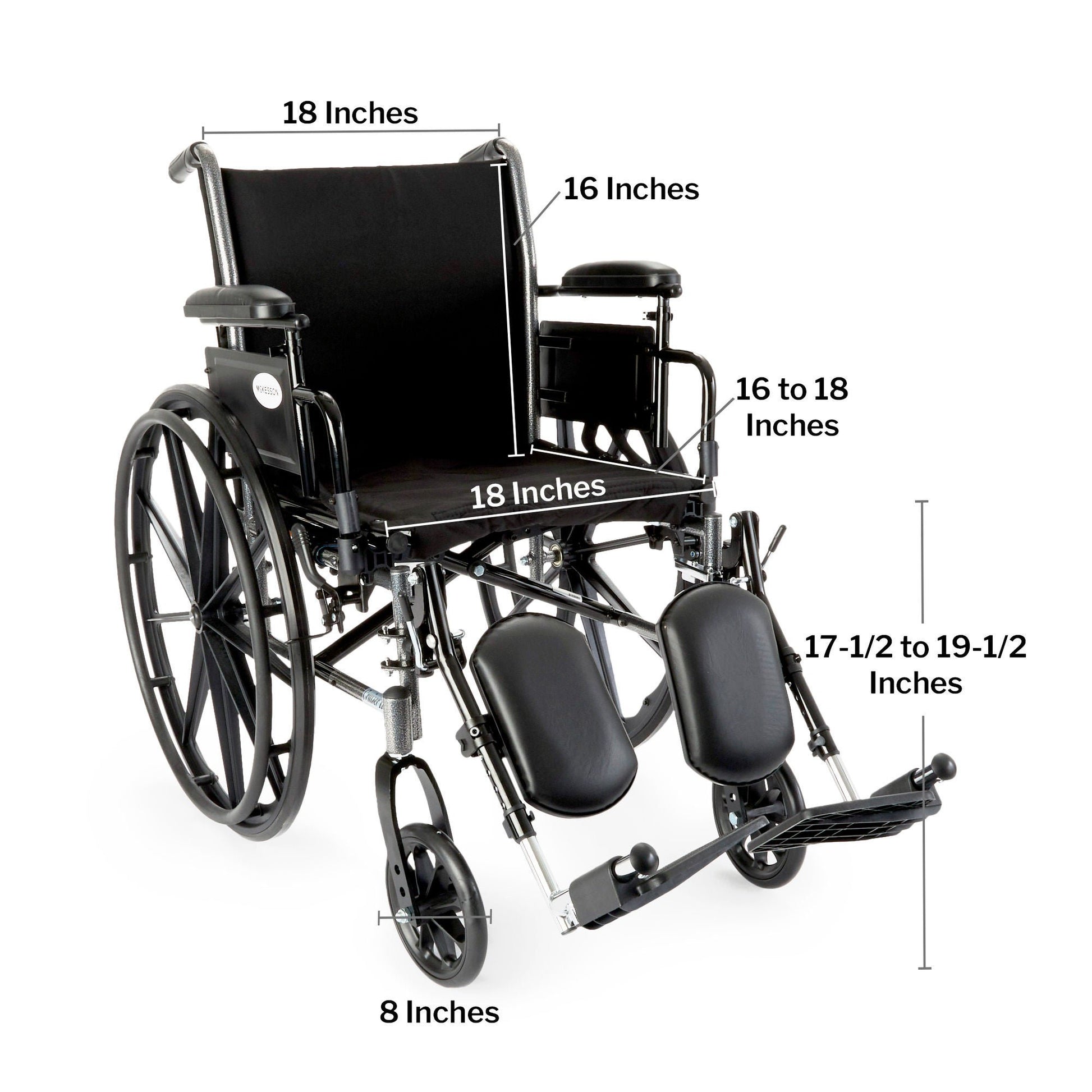 drive™ Cruiser III Manual Wheelchair, 18 Inch Seat Width