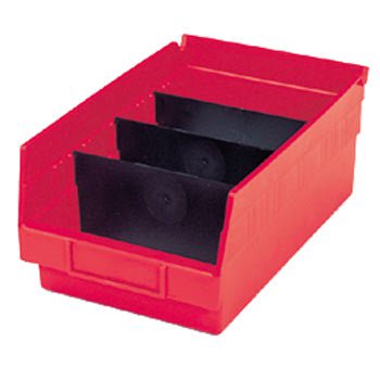 Akro-Mils Bin Width Divider Black Polypropylene