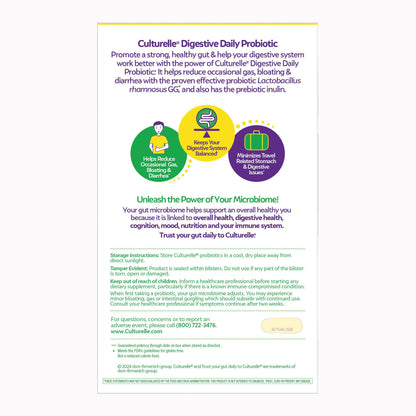 Culturelle Digestive Daily Probiotic Vegetarian Capsules