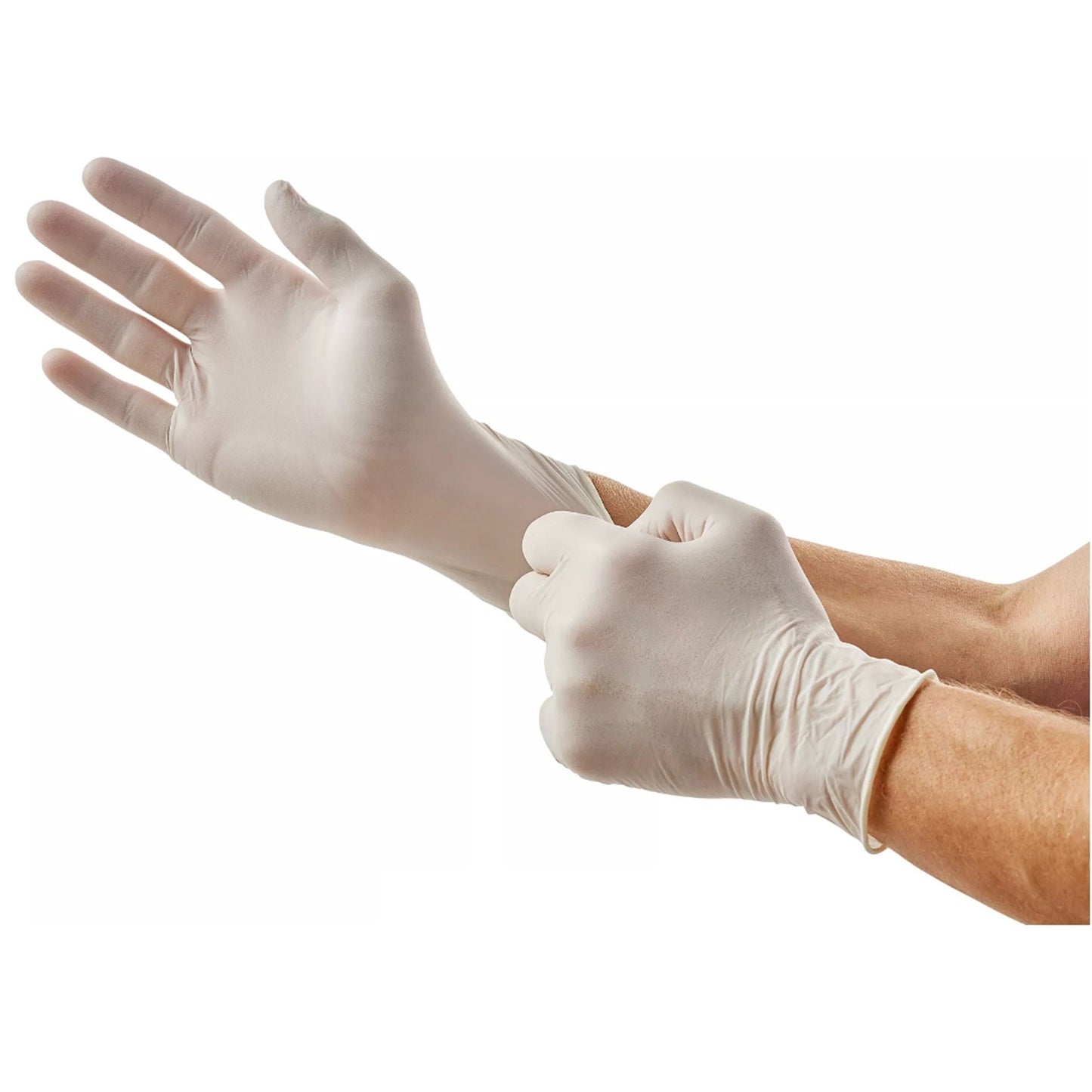 Positive Touch® Latex Exam Gloves, Ivory - view 5