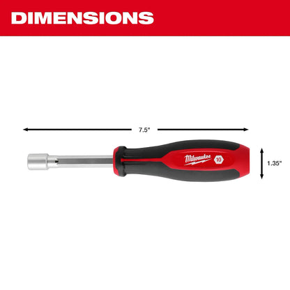 Milwaukee 7pc Metric HollowCore Magnetic Nut Driver Set 48-22-2565