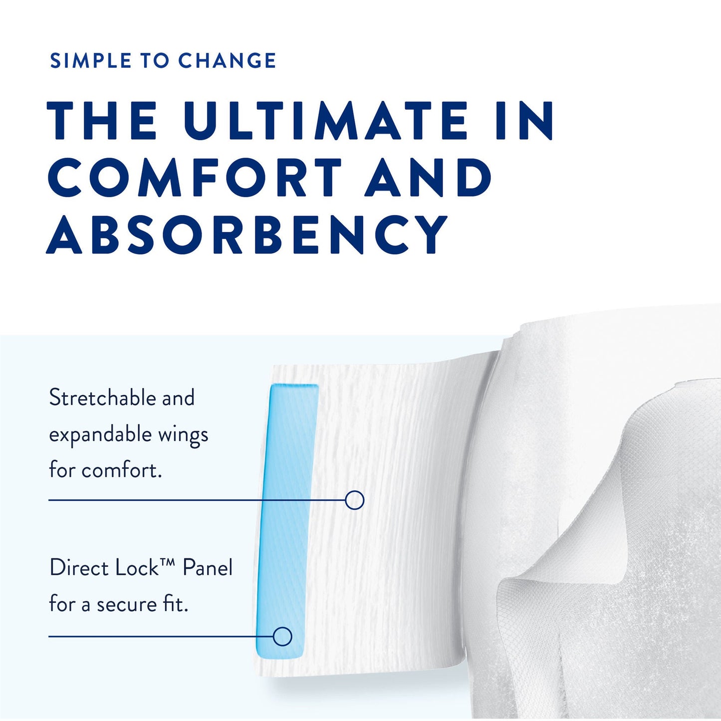 Prevail Air™ Stretchable Ultimate Plus Absorbency Briefs, Size 2