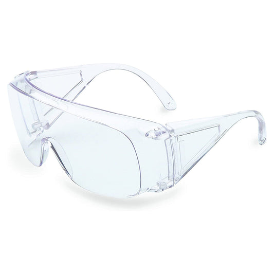 Uvex Ultra-spec 1000 Safety Glasses Wraparound Uncoated Clear Tint Polycarbonate Lens Clear Frame Over Ear One Size Fits Most