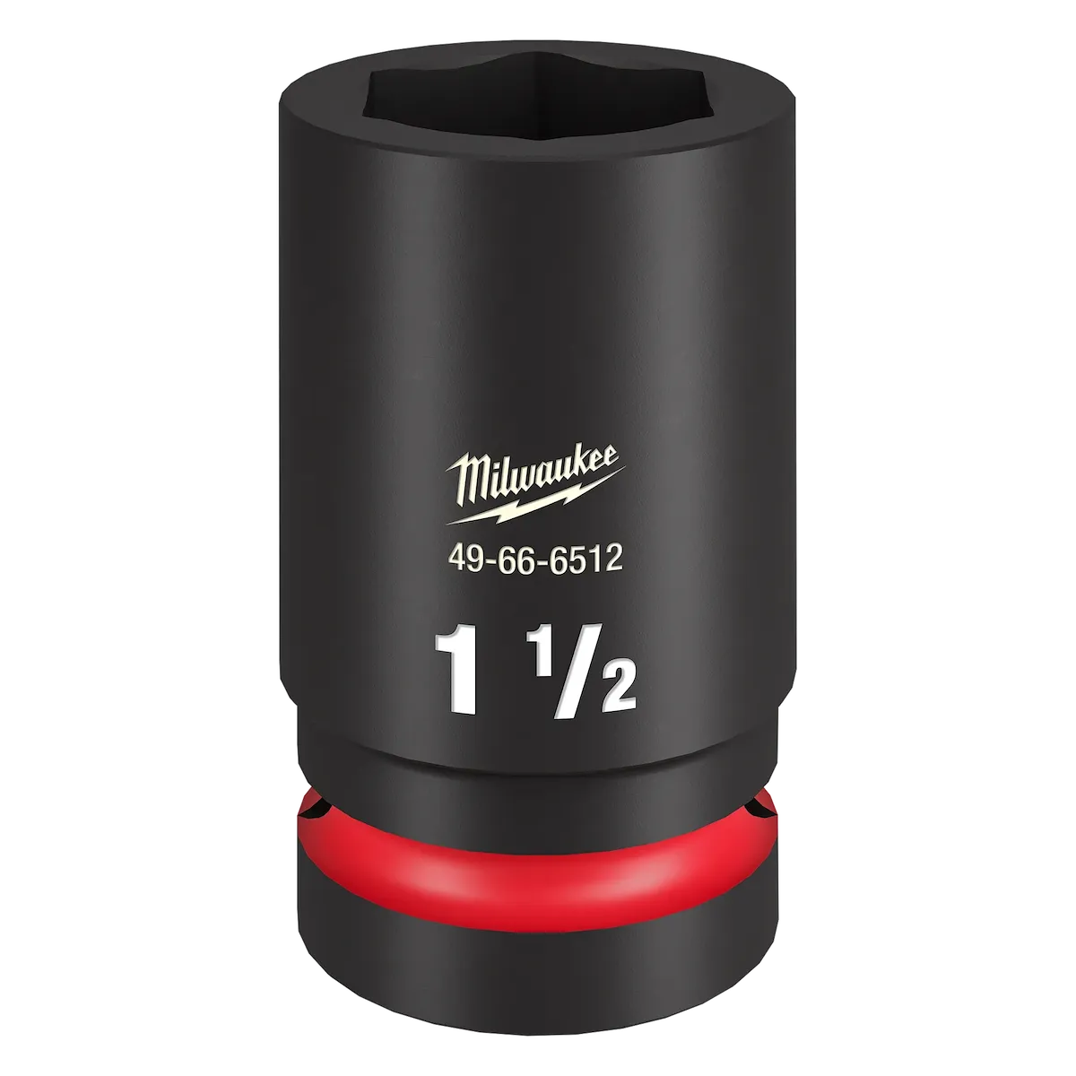 Milwaukee SHOCKWAVE Impact Duty 1" Drive 1-1/8" Deep 6 Point Socket 49-66-6519