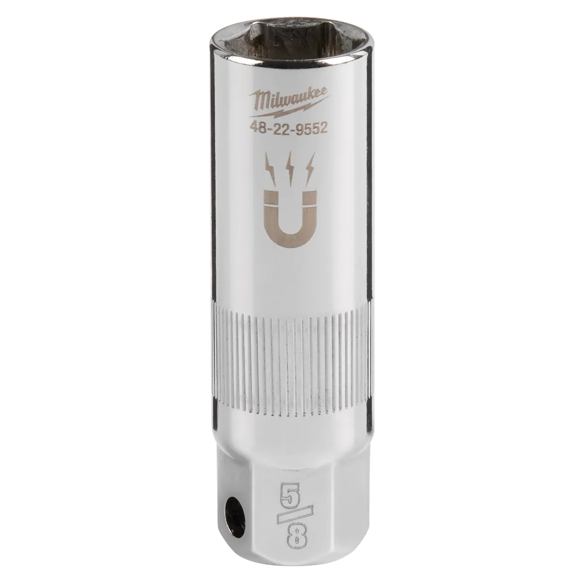 Milwaukee 3/8" Drive 5/8" Magentic Spark Plug Socket 48-22-9552 | 3/8 in Drive
