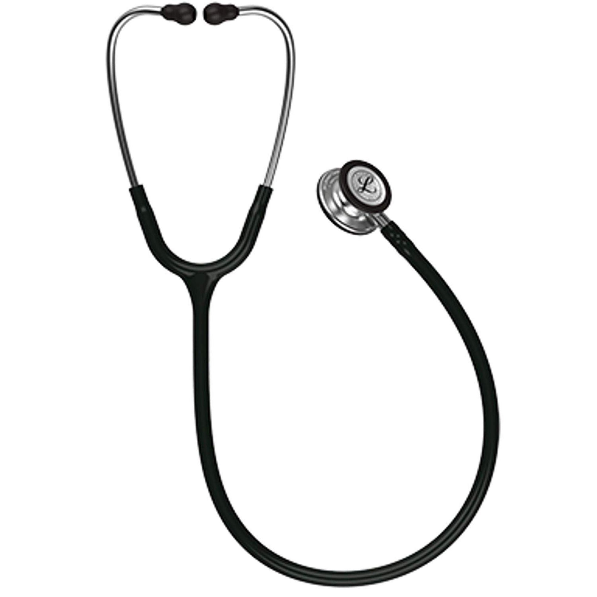 3M Littmann Classic III Monitoring Stethoscope, Black, 27 Inch, Single Lumen Tube