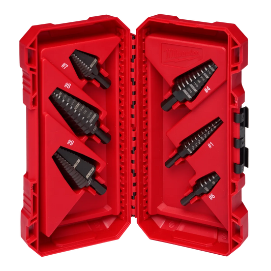 Milwaukee 6PC Step Drill Bit Set 48-89-9224 | 6-Piece