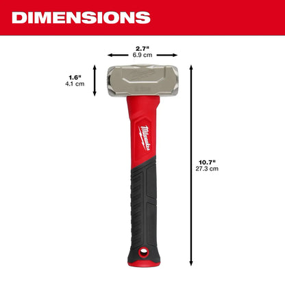 Milwaukee 2lb Fiberglass Drilling Hammer 48-22-9311 | Forged Steel