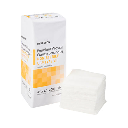 McKesson USP Type VII Gauze Sponge, 12-Ply