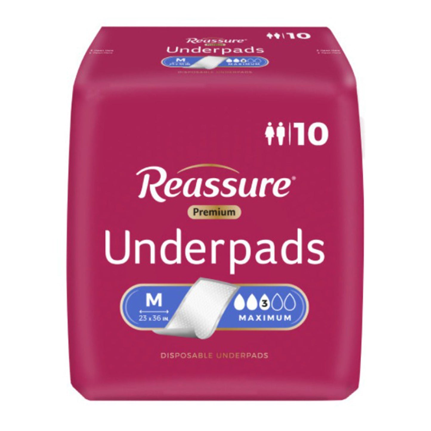 Reassure® Premium Disposable Underpad, Heavy Absorbency