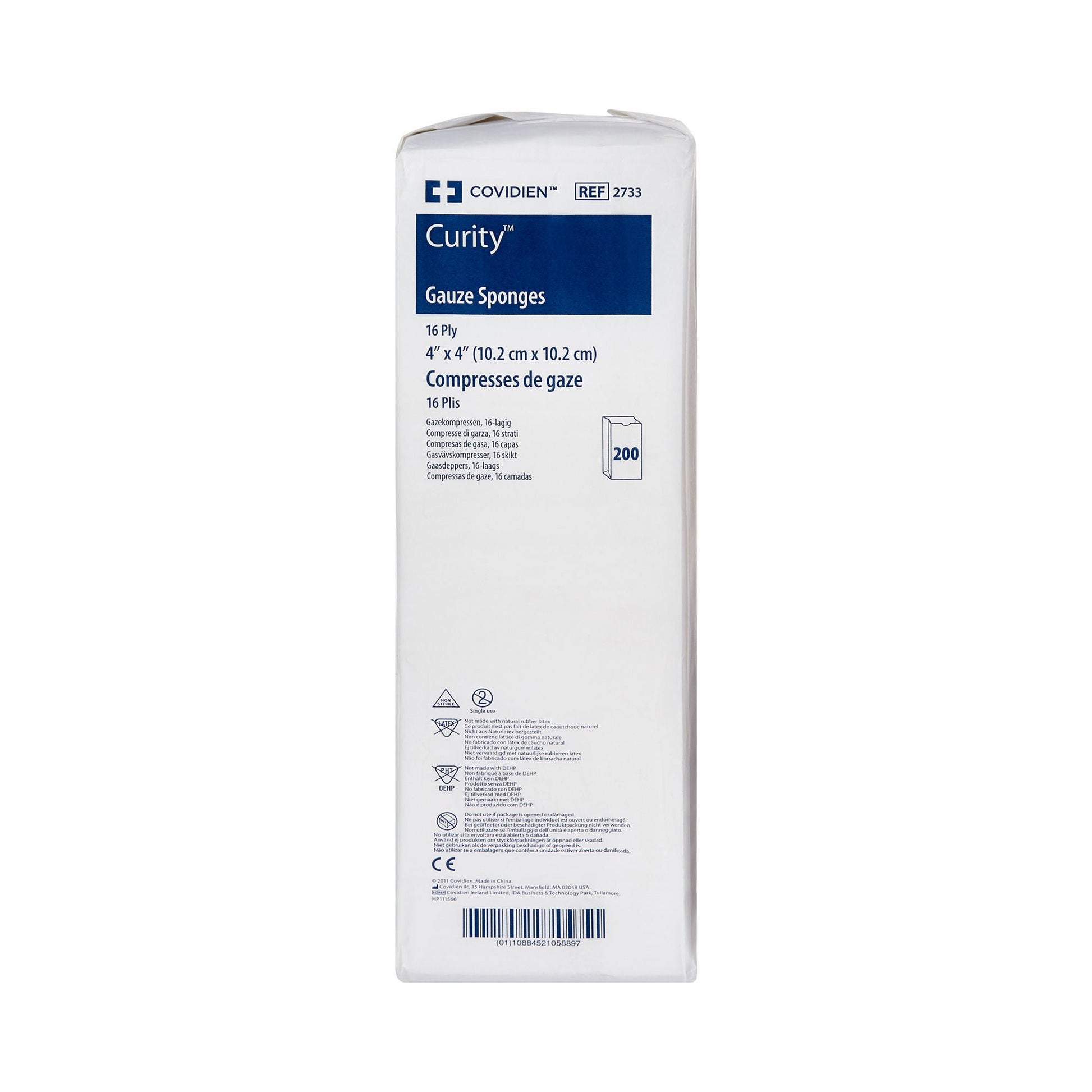 Curity™ USP Type VII Gauze Sponge, 16-Ply