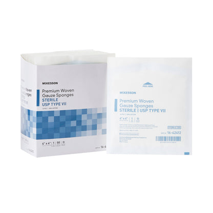 McKesson Sterile USP Type VII Gauze Sponge, 12-Ply