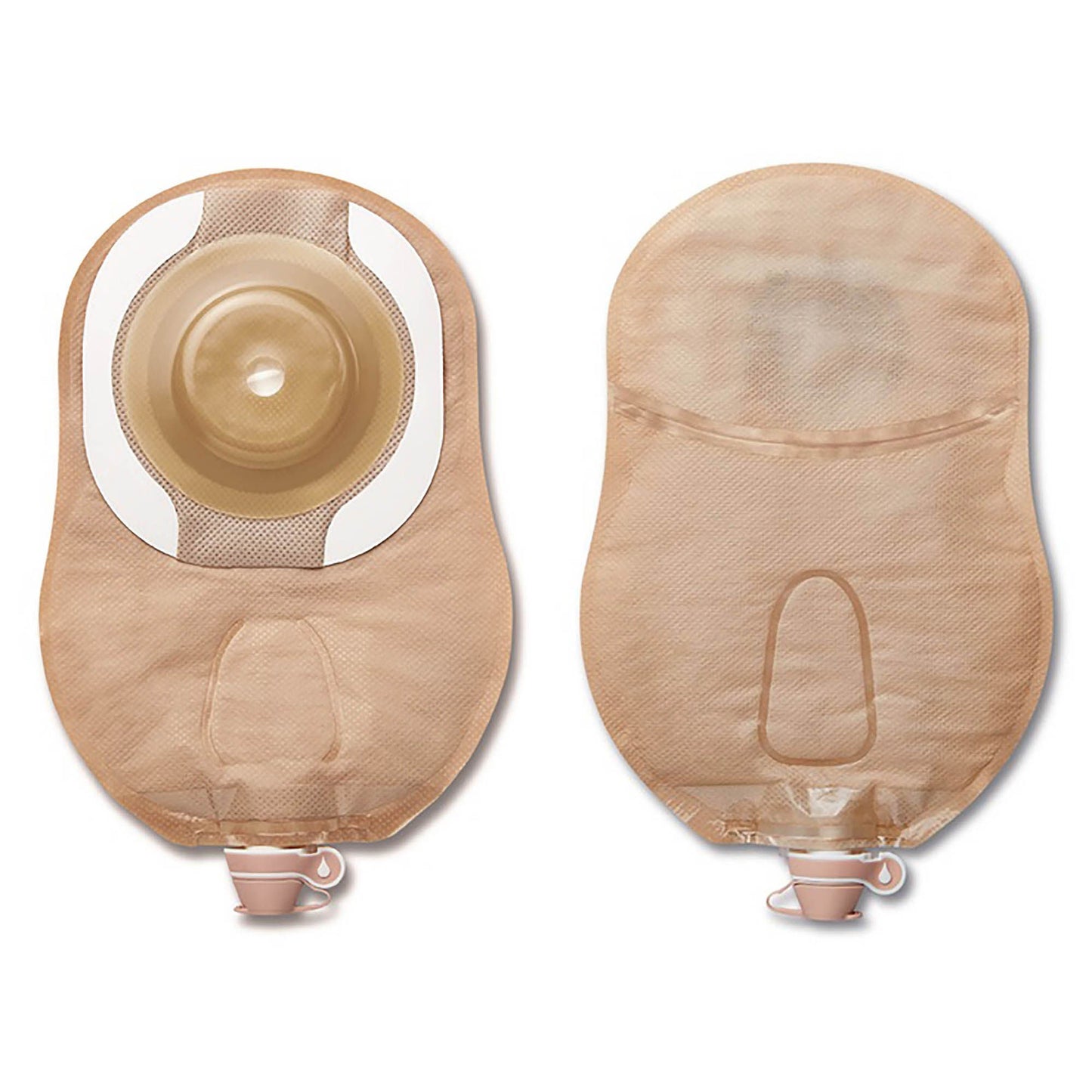 CeraPlus™ Soft Convex 1-Piece Ultra Clear Urostomy Pouch, Cut to fit up to