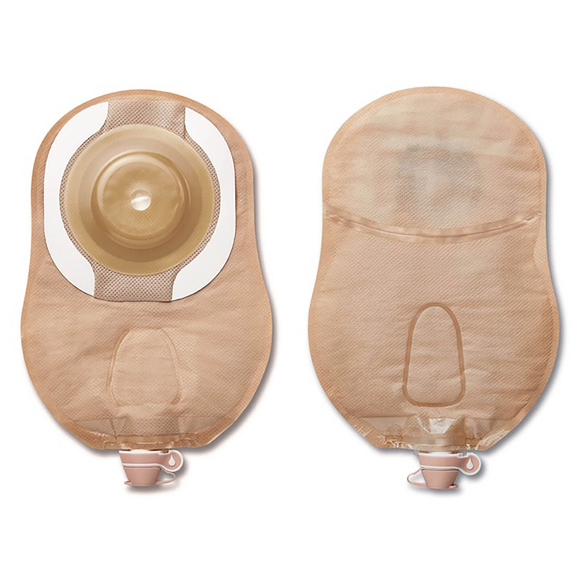 CeraPlus™ Soft Convex 1-Piece Ultra Clear Urostomy Pouch, Cut to fit up to