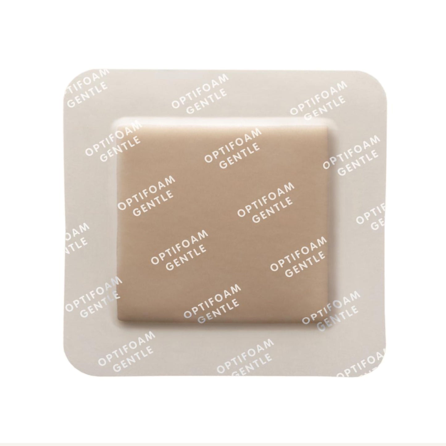 Optifoam Gentle Foam Dressing With Border Waterproof Backing Silicone Border Square