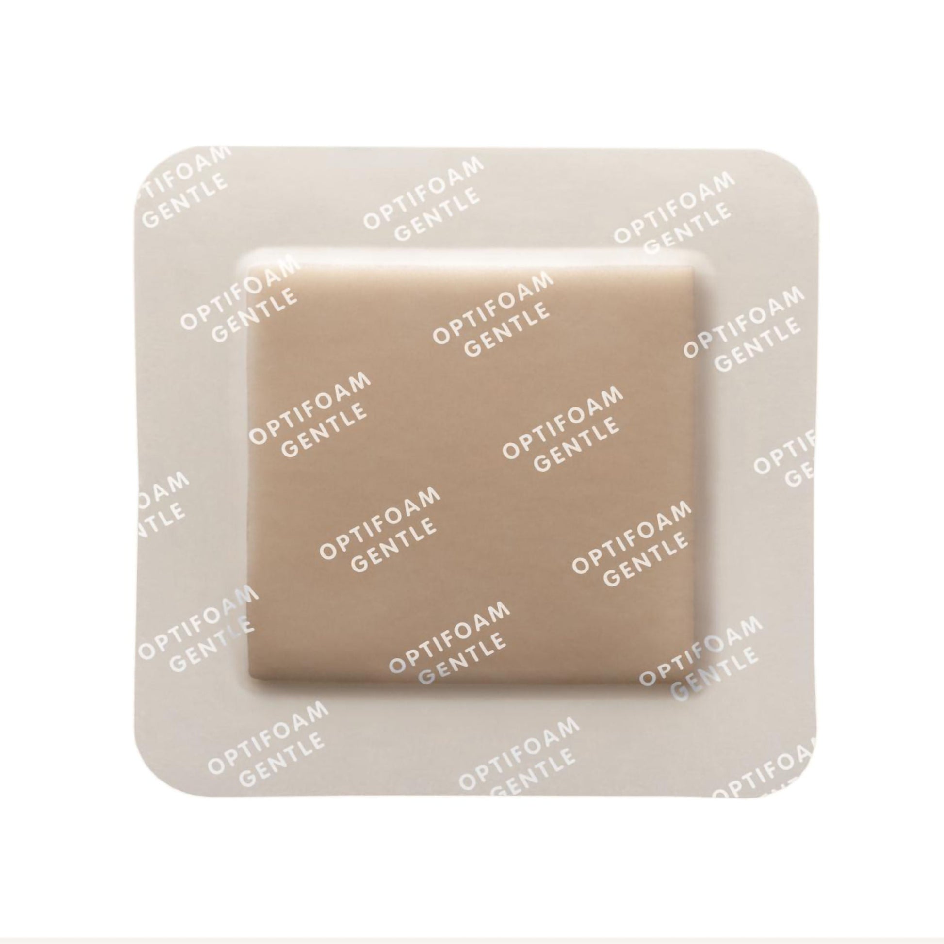 Optifoam Gentle Foam Dressing With Border Waterproof Backing Silicone Border Square