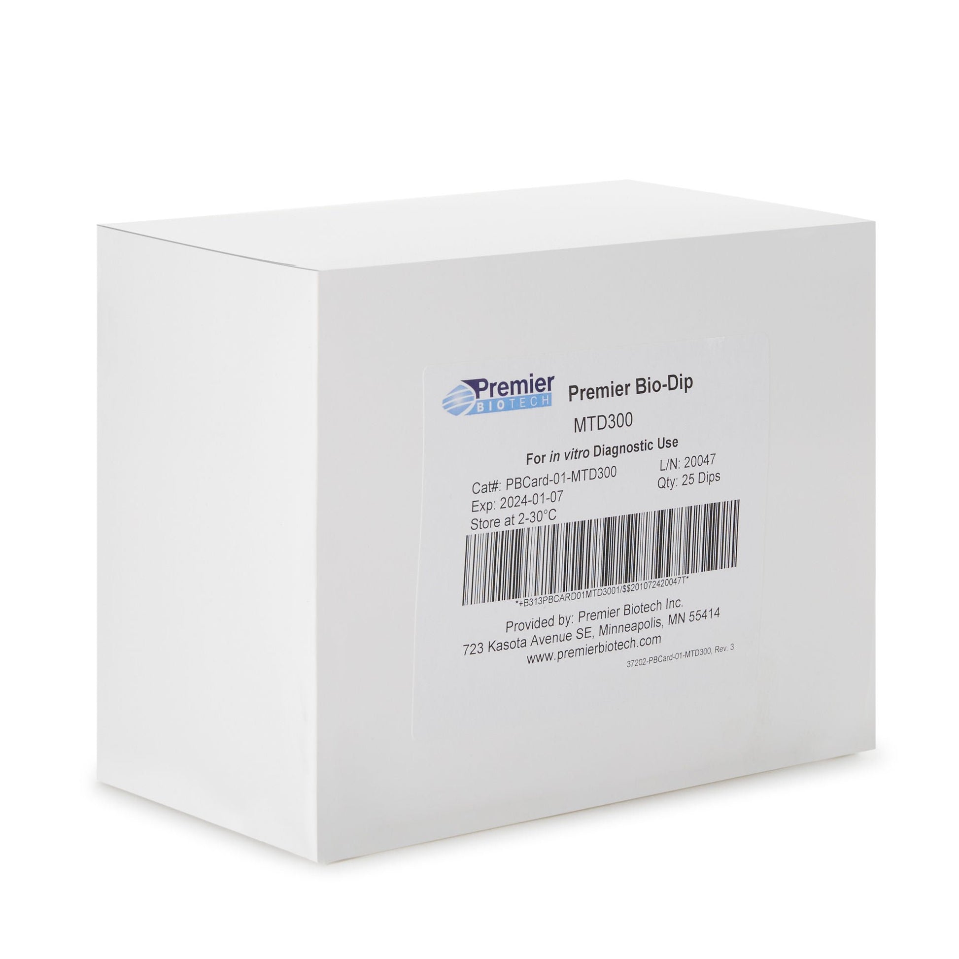 Premier Bio-Dip Single Drug (Methadone) Drugs of Abuse Test