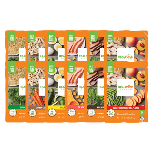 Real Food Blends™ Variety Pack Pureed Food Blend for Tube Feed, pouch