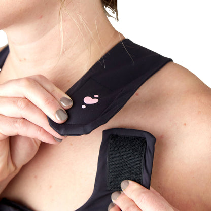 Serena Post Surgical Bra, Black, Super Queen Size
