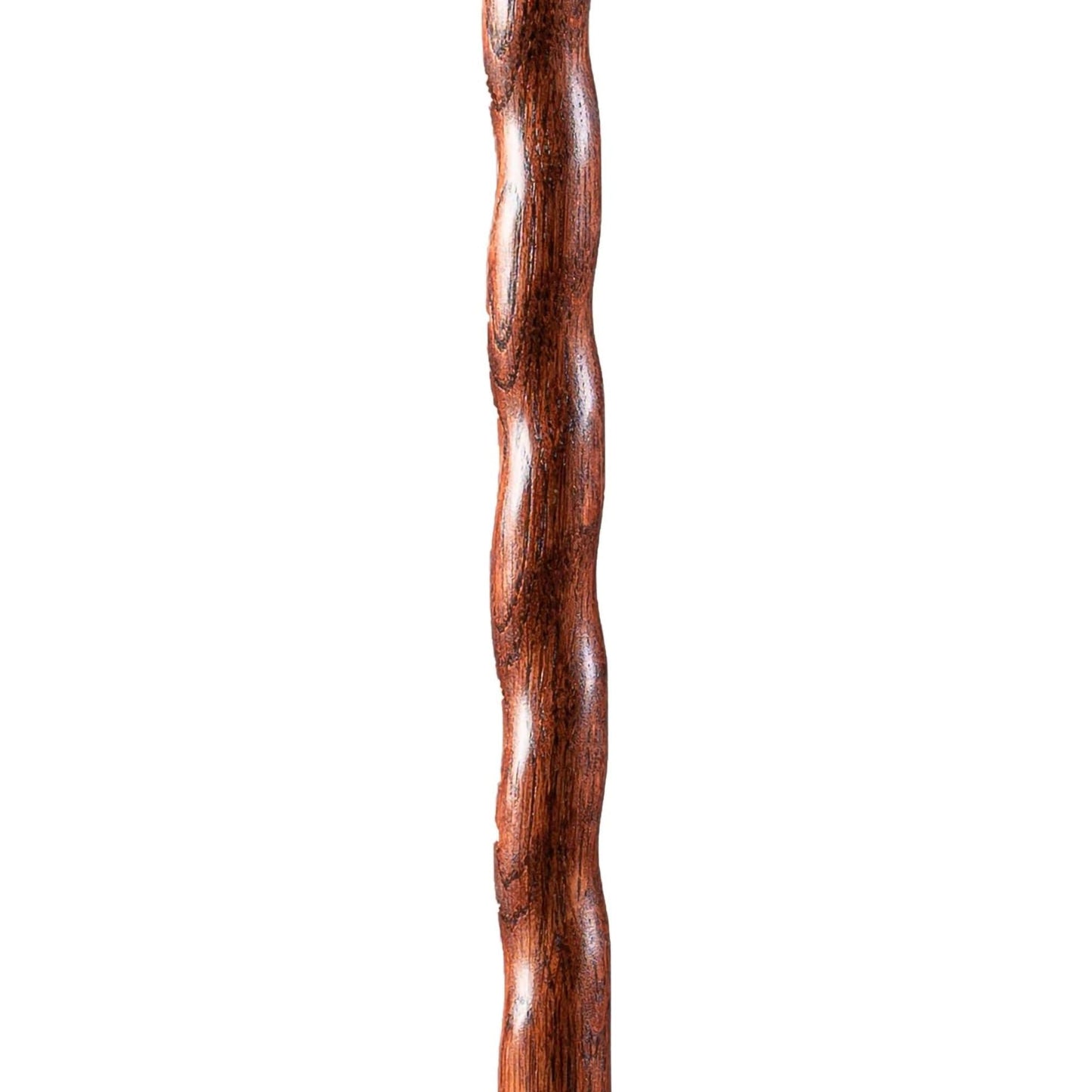 Brazos™ Twisted Oak Trekker Handcrafted Walking Stick, Red, 55-Inch