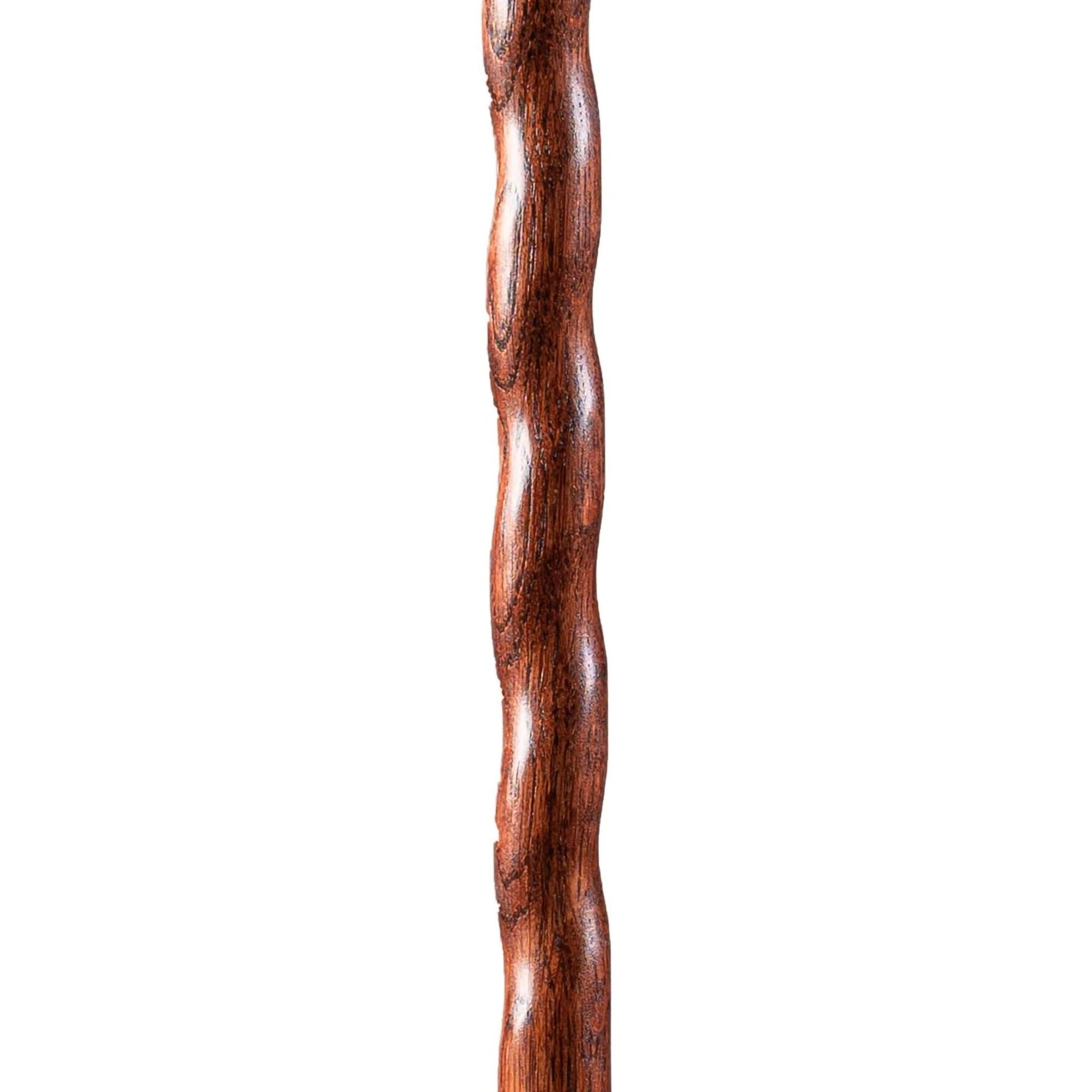 Brazos™ Twisted Oak Trekker Handcrafted Walking Stick, Red, 55-Inch