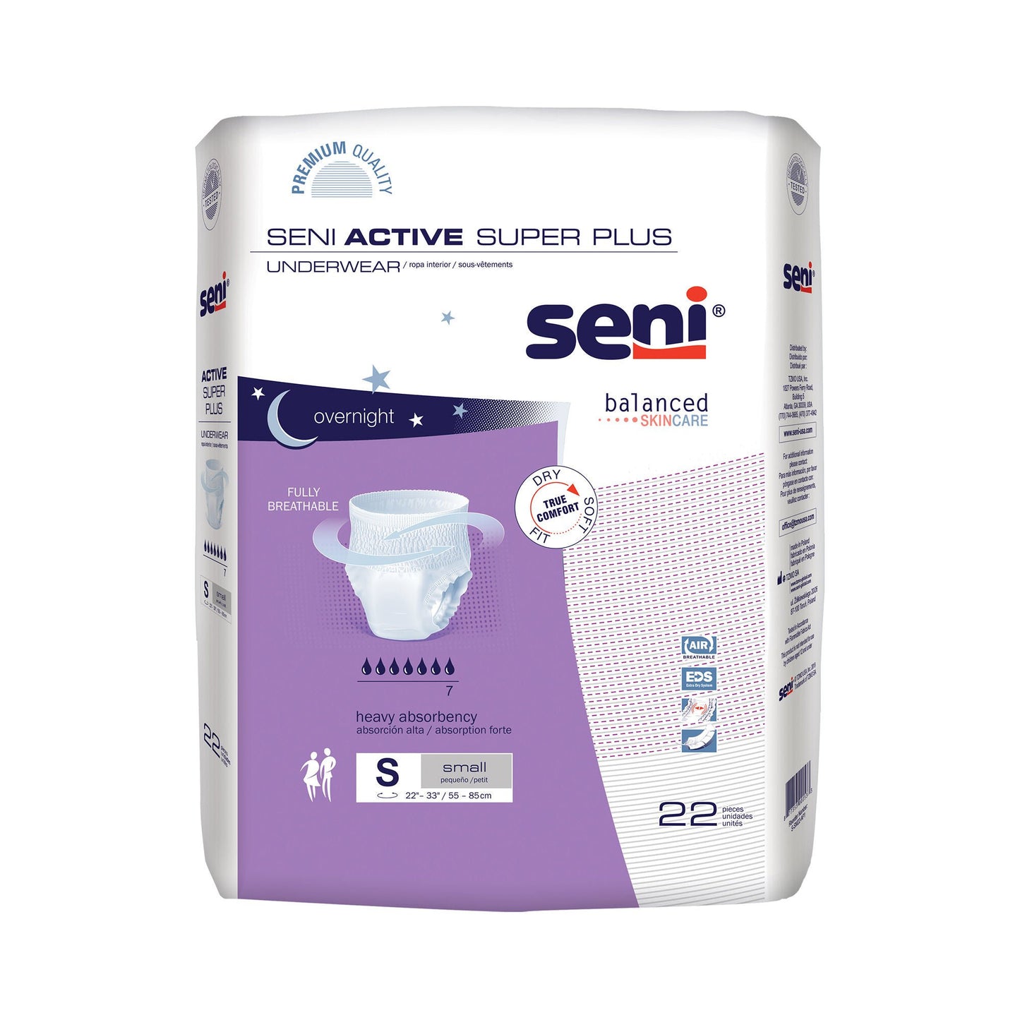 Seni® Active Super Plus Overnight Heavy Absorbent Underwear