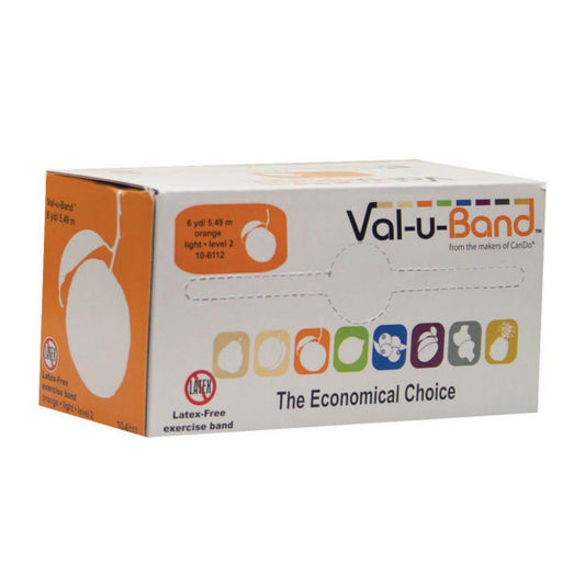 Val-u-Band® Exercise Resistance Band, Orange, Light Resistance