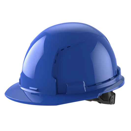 Milwaukee BOLT Blue Front Brim Vented Hard Hat w/6pt Ratcheting Suspension (USA) - Type 1, Class C 48-73-1224
