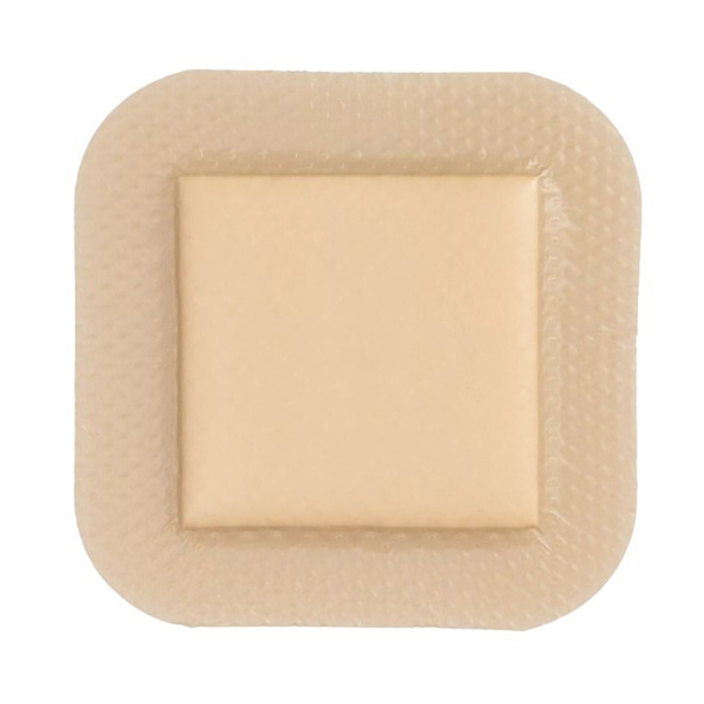 Kendall 5-Layer Foam Dressing With Border Film Backing Silicone Adhesive Square