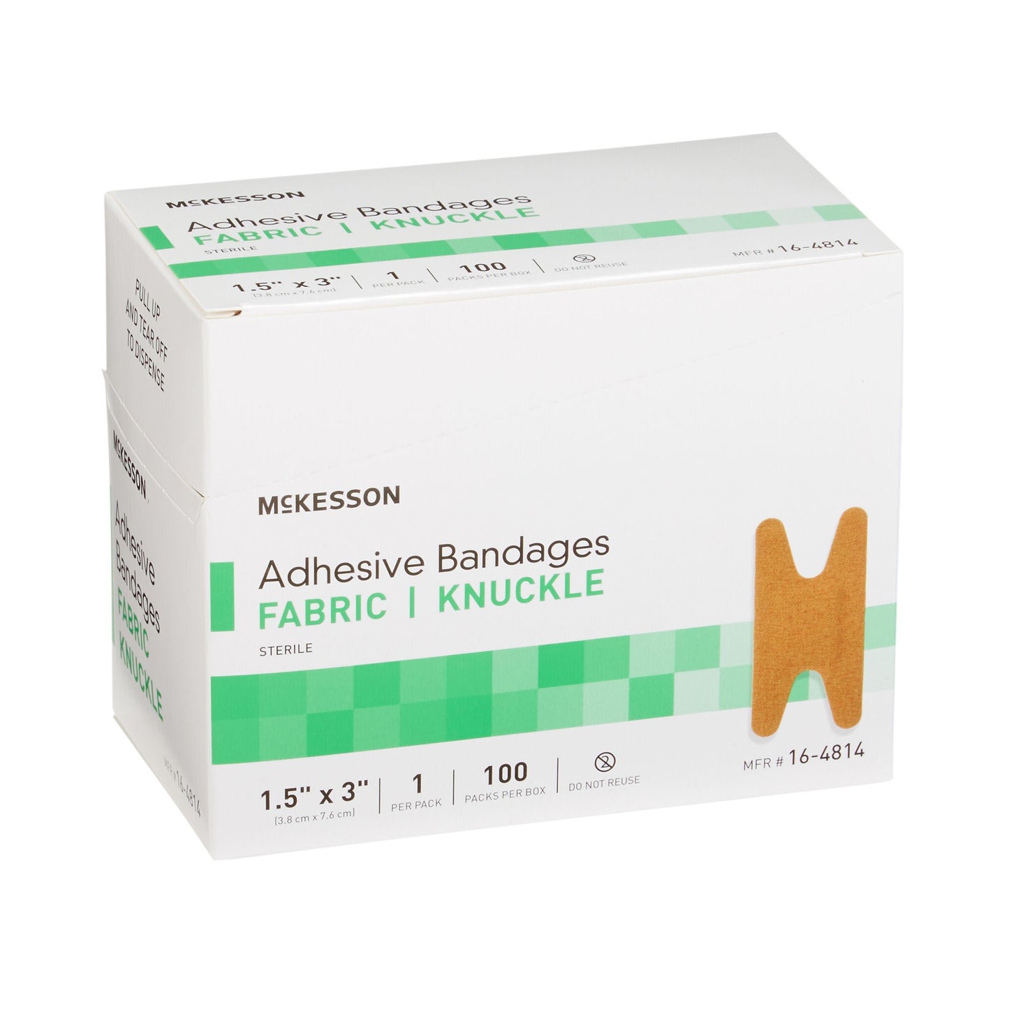 McKesson Knuckle Tan Adhesive Strip