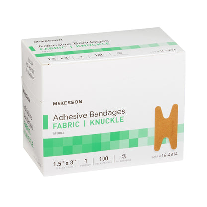 McKesson Knuckle Tan Adhesive Strip