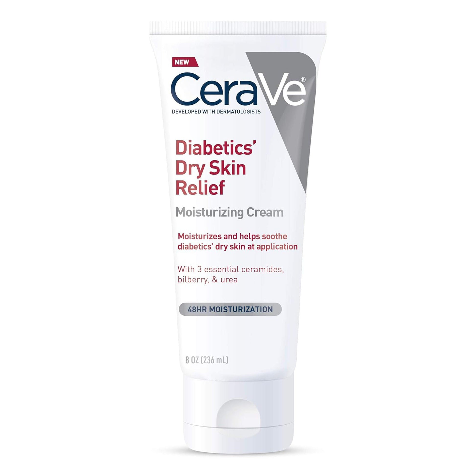 CeraVe® Diabetics' Dry Skin Relief Moisturizing Cream, Tube