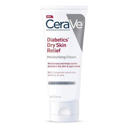 CeraVe® Diabetics' Dry Skin Relief Moisturizing Cream, Tube