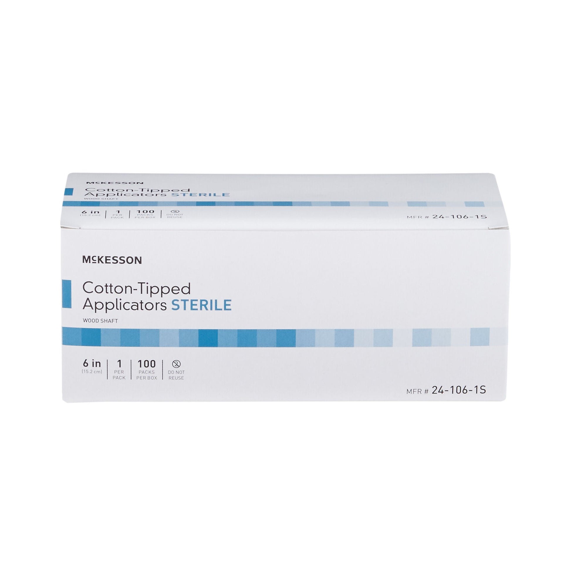 McKesson Sterile Swabsticks, Cotton Tip, Wood Shaft