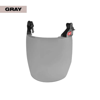 Milwaukee BOLT Full Face Shield - Gray Dual Coat Lens (Compatible with Safety Helmet [No Brim]) 48-73-1426