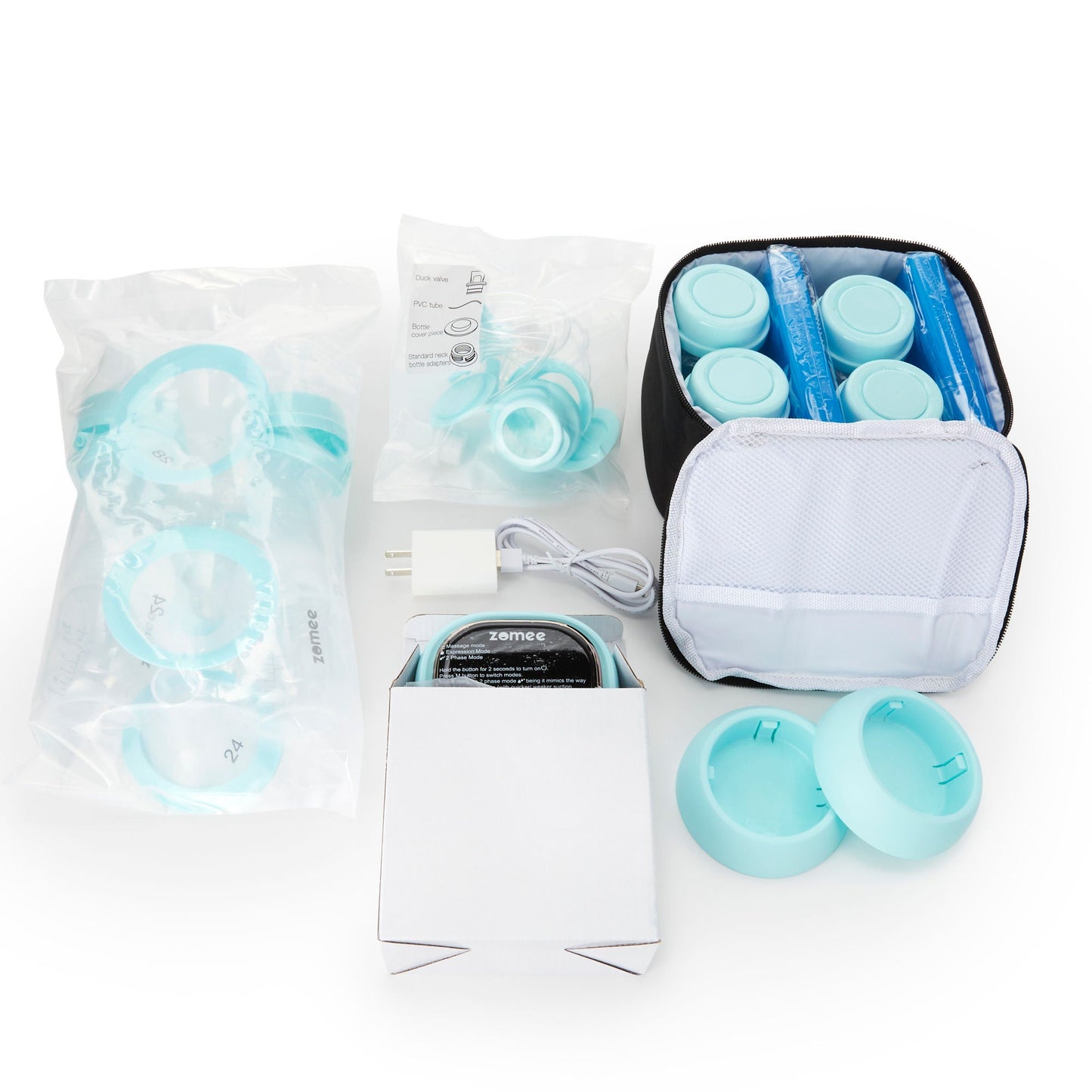 Zomee Double Electric Breast Pump Kit