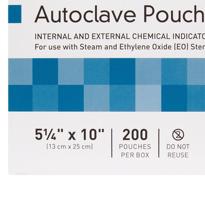 McKesson Sterilization Pouch, 5¼ x 10 Inch