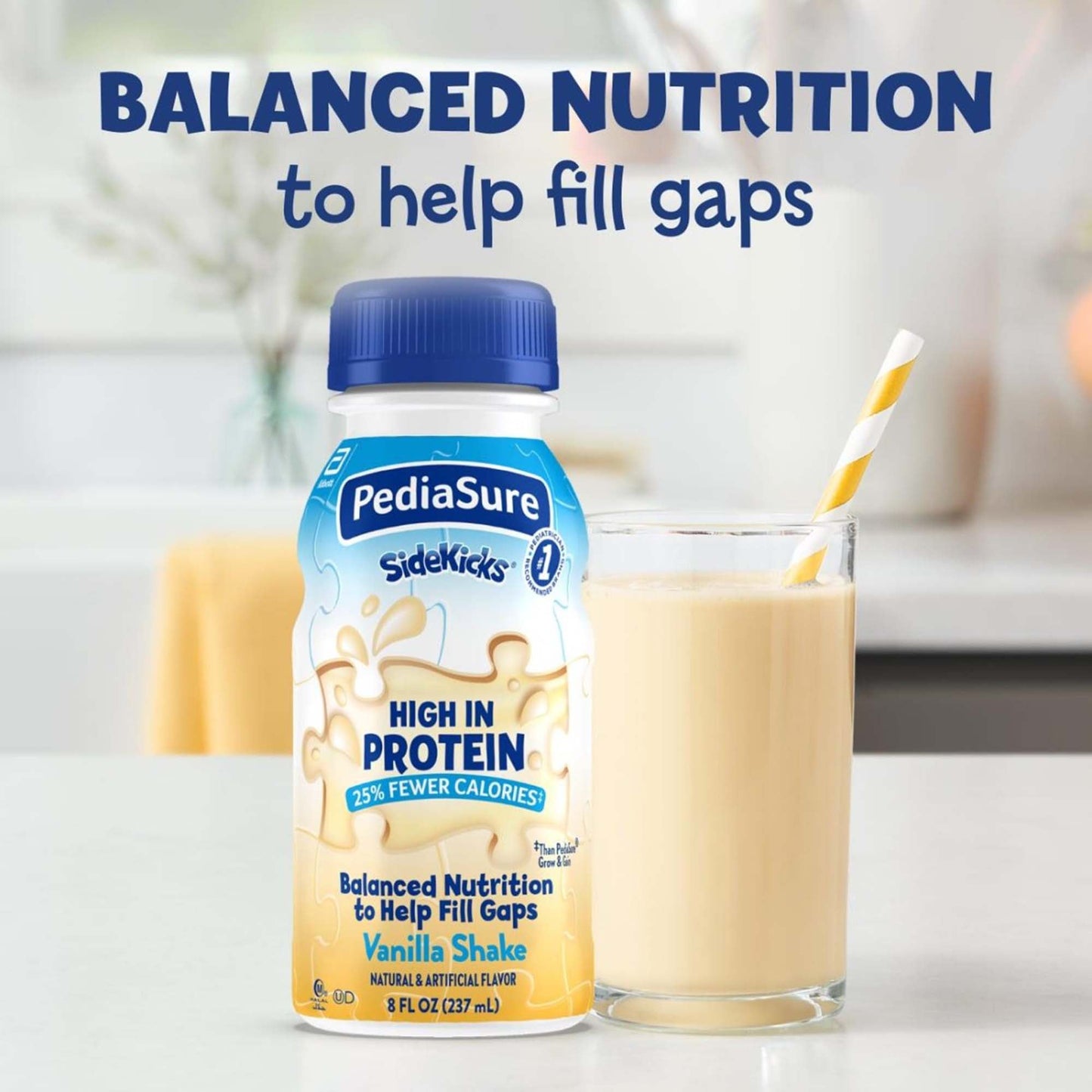 PediaSure SideKicks® Vanilla Shake, bottle