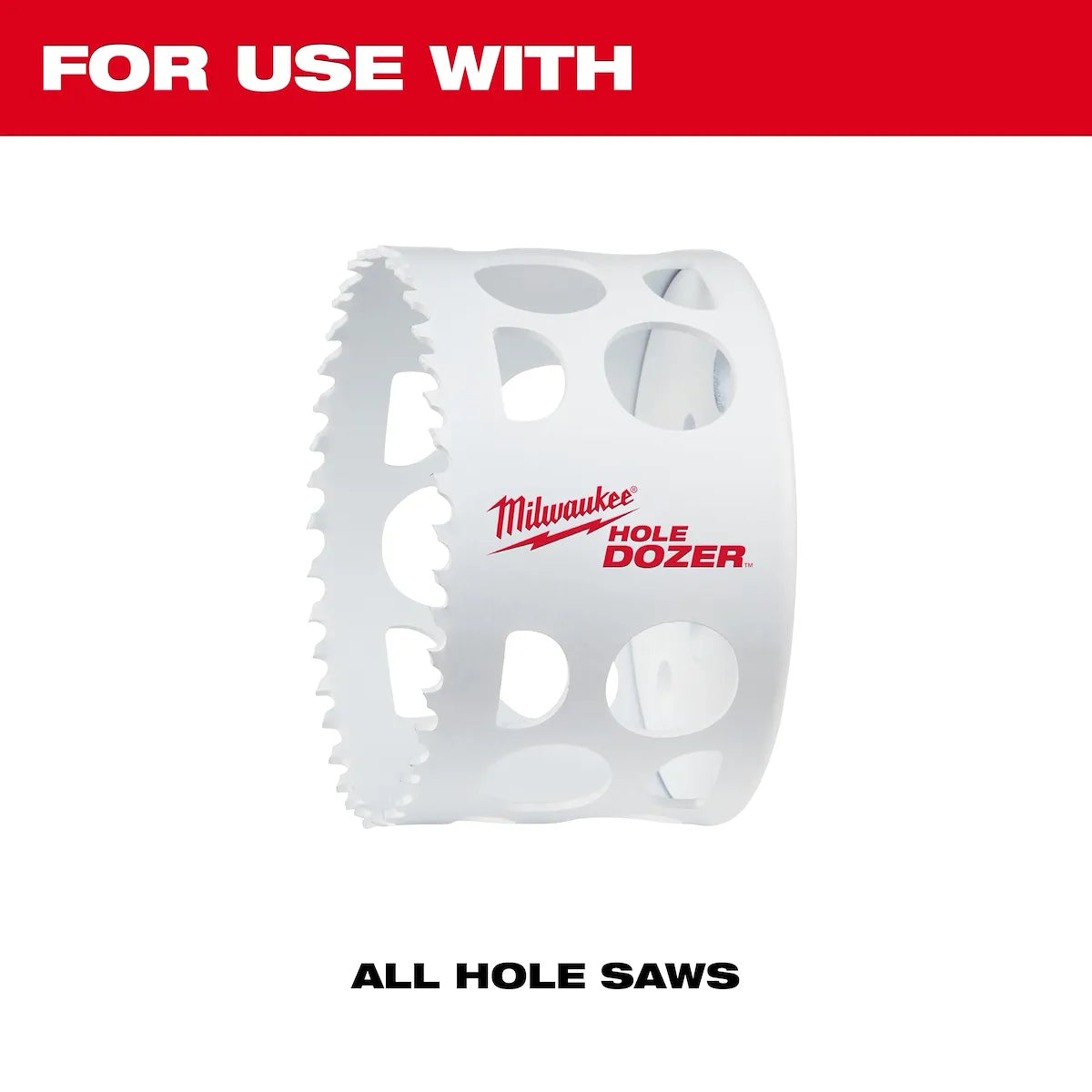 Milwaukee Hole Enlargement Thread Adapter for QUIK-LOK Arbors 49-56-7576 | Forged Steel