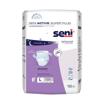 Seni® Active Super Plus Overnight Heavy Absorbent Underwear