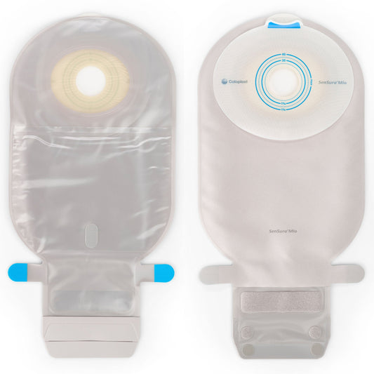 SenSura® Mio Flat 1-Piece Transparent Ostomy Pouch, Stoma