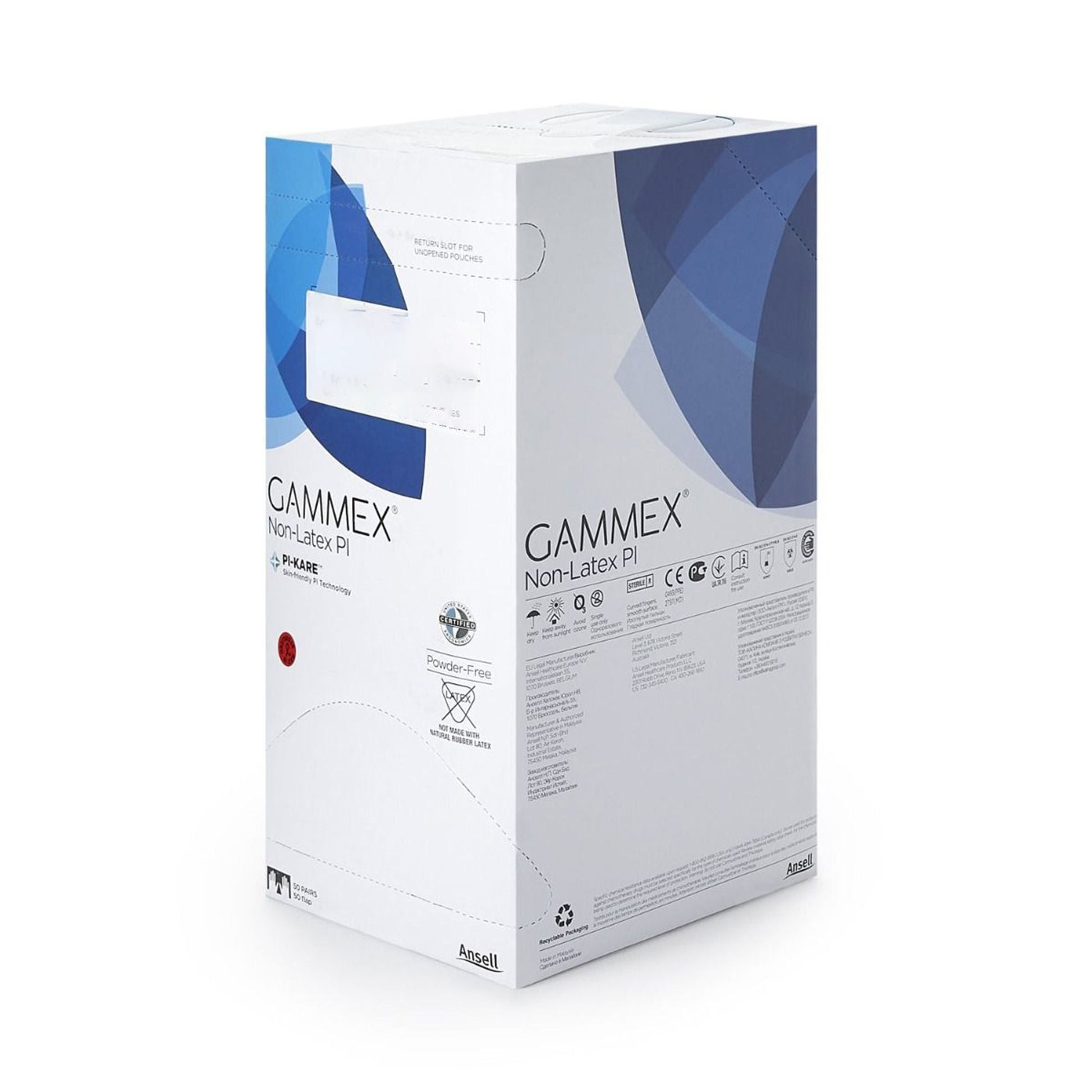 Sterile GAMMEX® Non-Latex PI Micro Polyisoprene Surgical Gloves, White - view 8