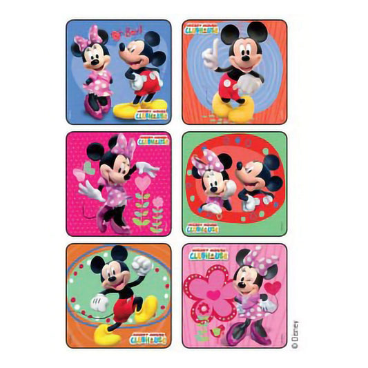 Disney Sticker Mickey and Minnie Mouse Glitter