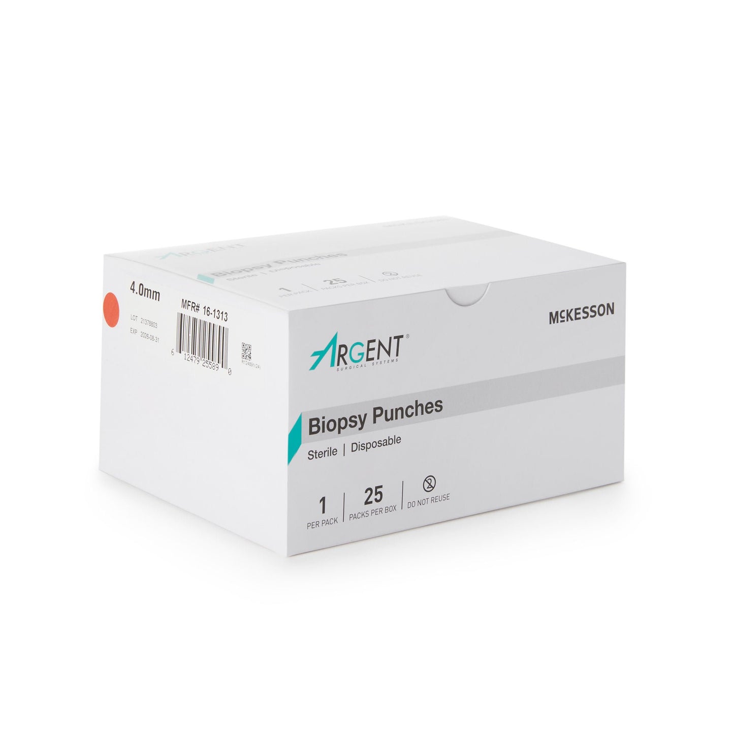 McKesson Argent™ Disposable Biopsy Punches, 4.0 mm – Box of 25 - view 2