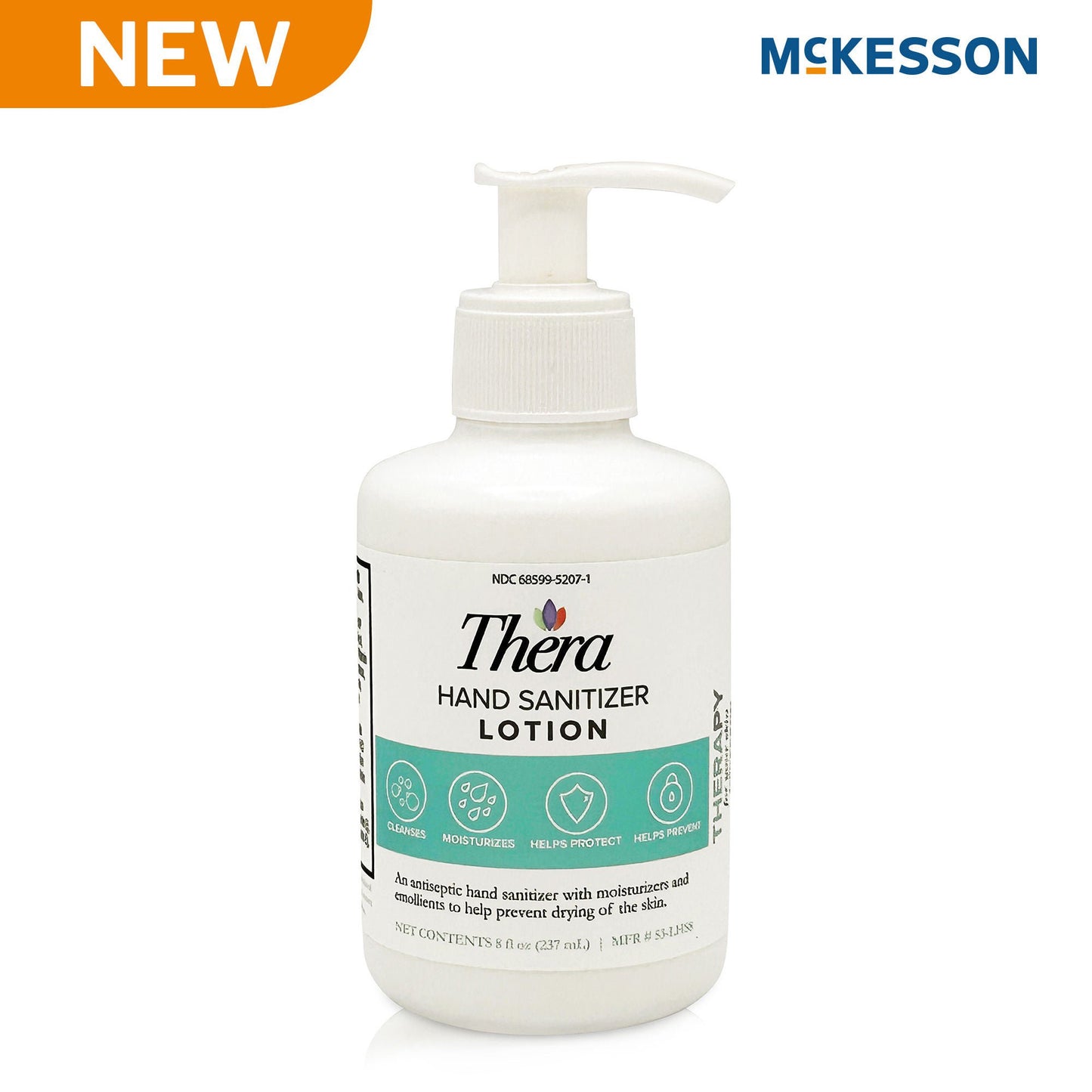 McKesson Thera® Hand Sanitizer Moisturizer Lotion, Pump Bottle