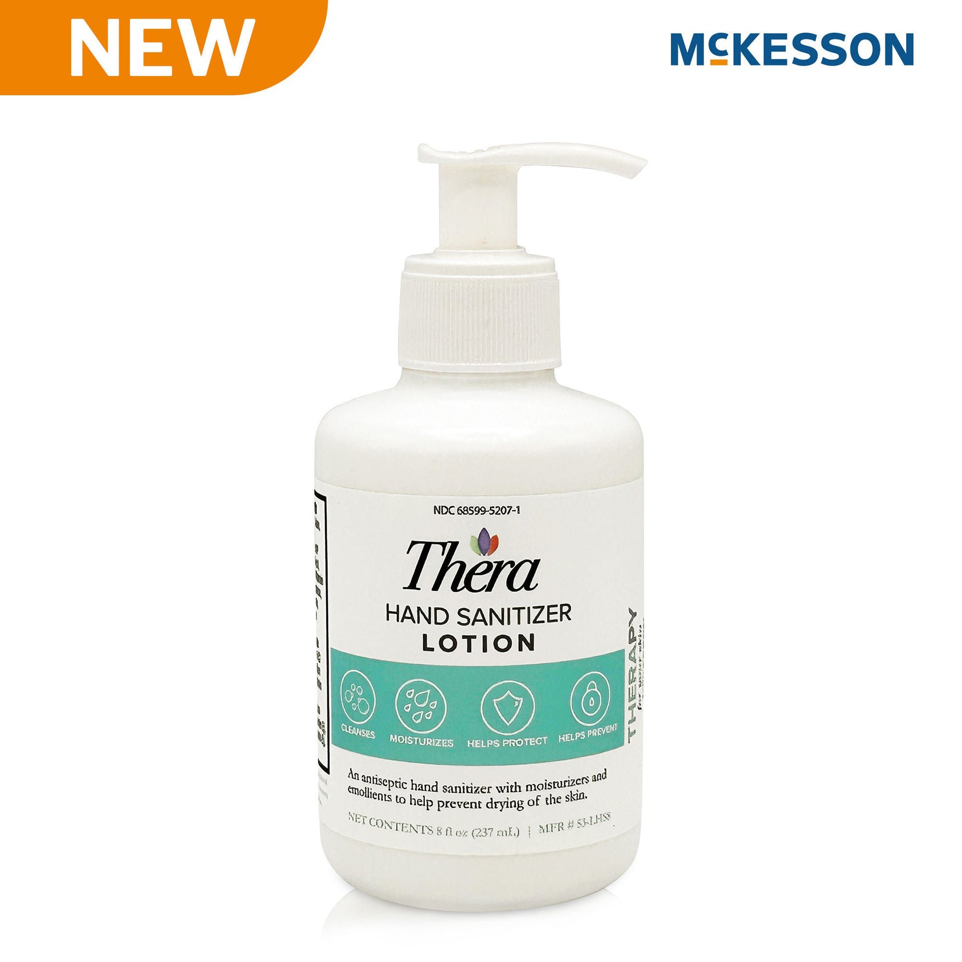 McKesson Thera® Hand Sanitizer Moisturizer Lotion, Pump Bottle
