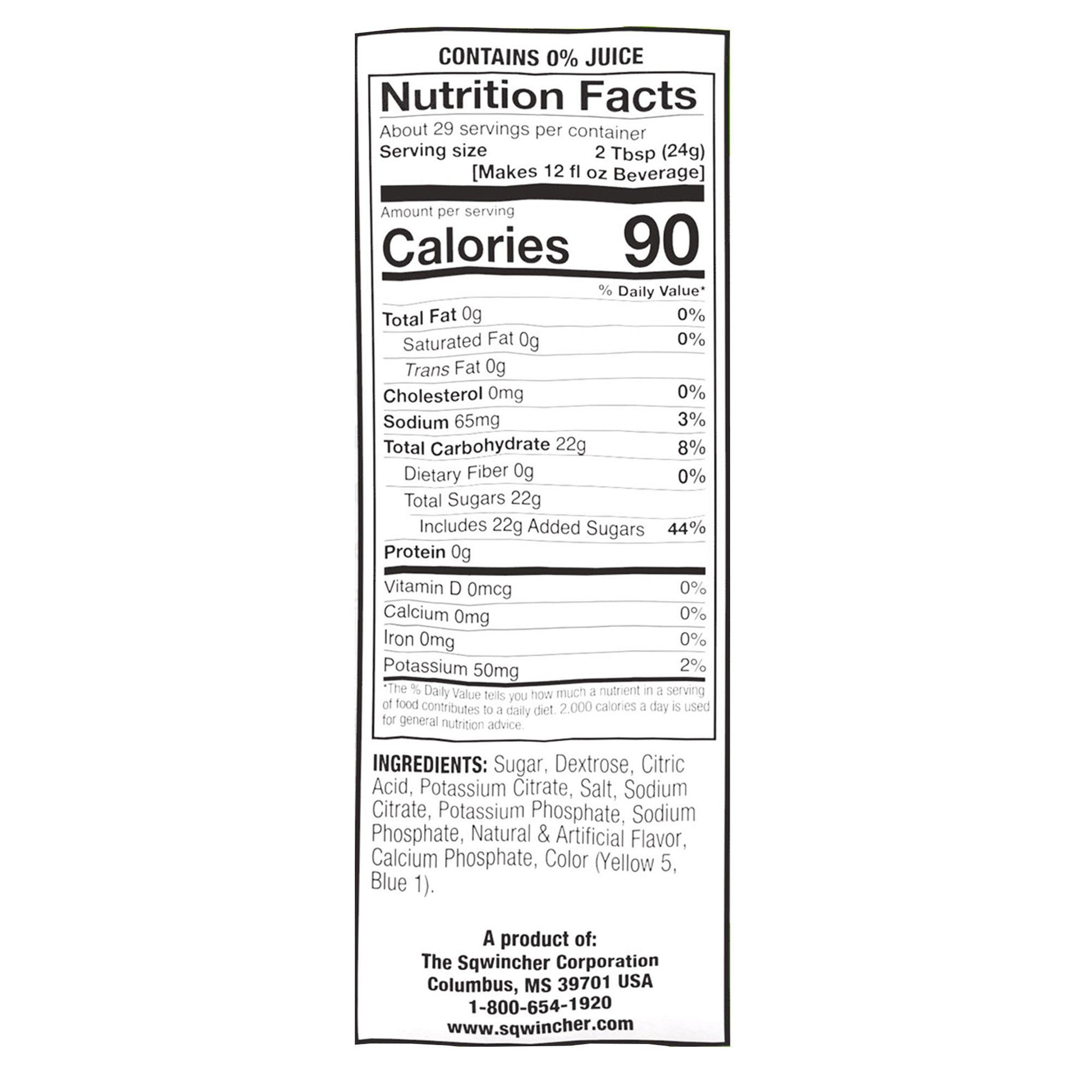 Sqwincher® Powder Pack® Lemon-Lime Electrolyte Replenishment Drink Mix