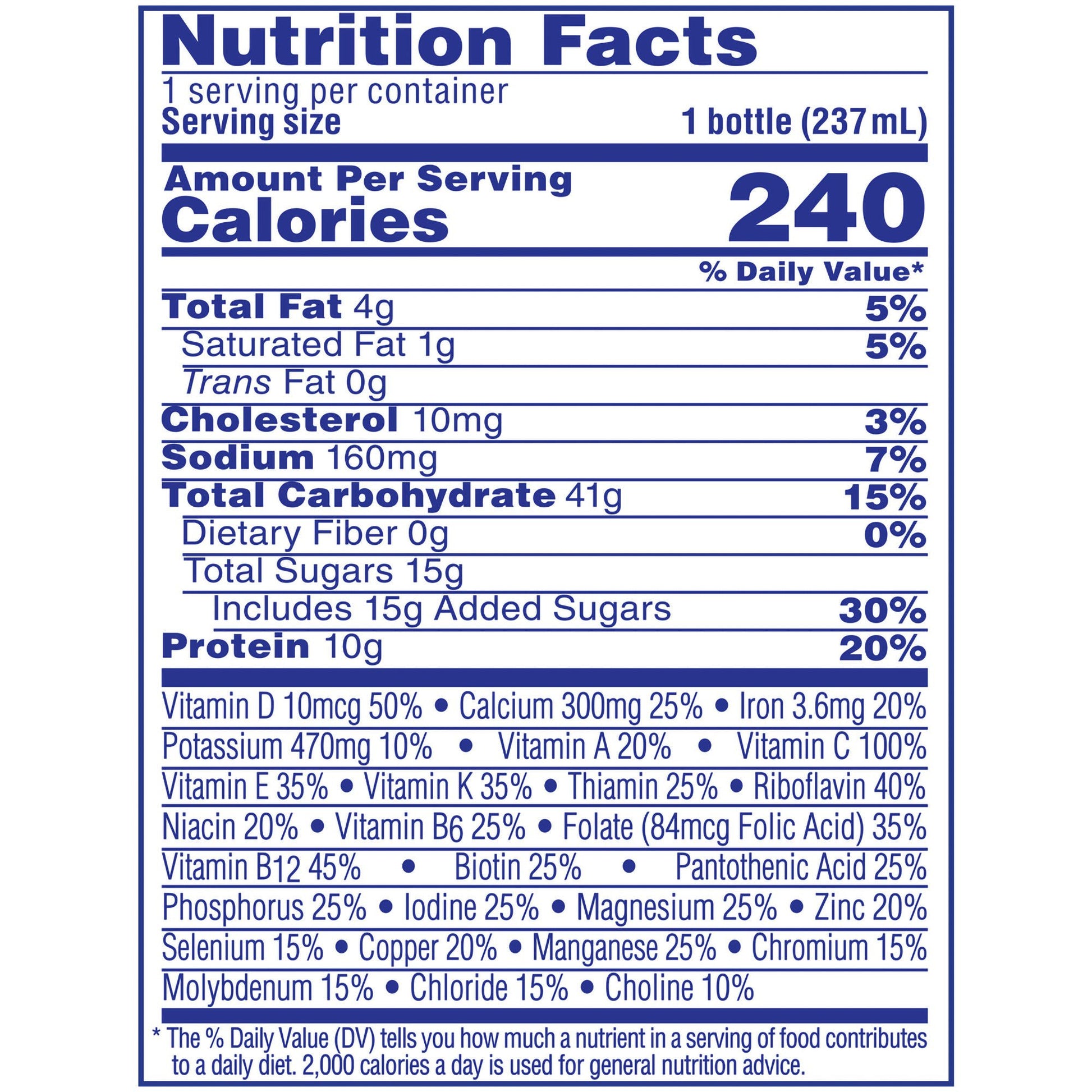 Carnation Breakfast Essentials® Strawberry Nutritional Drink, bottle