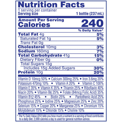 Carnation Breakfast Essentials® Strawberry Nutritional Drink, bottle